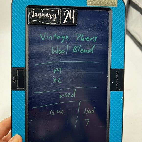 Vintage Philadelphia 76ers Hat Mens XL Extra Large Wool Blend Twins Enterprises - Picture 9 of 10